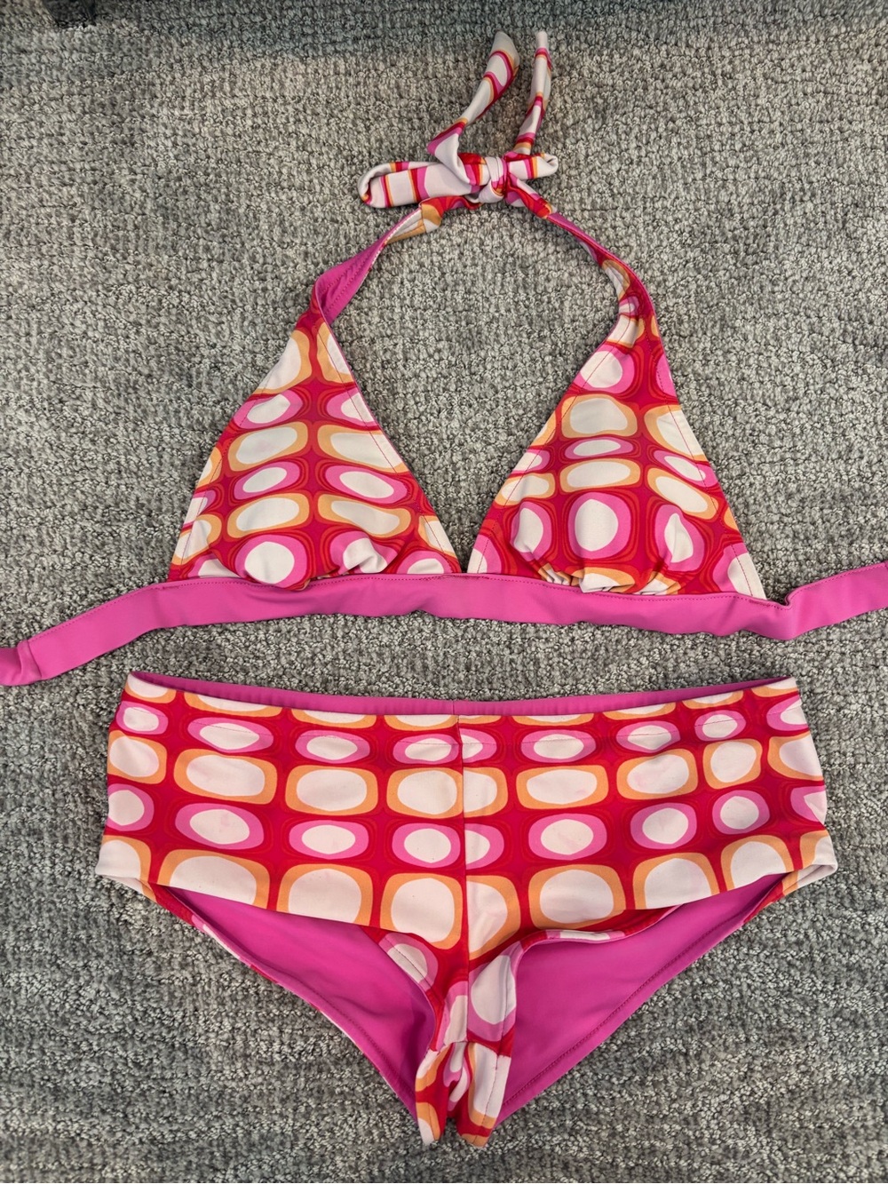 Y2K Bikini lowrise shorts set